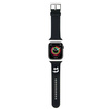 Strap for APPLE WATCH 4 / 5 / 6 / 7 / 8 / SE / ULTRA (42 / 44 / 45 / 49 MM) Karl Lagerfeld Strap 3D Rubber Choupette Head (KLAWLSLCNK) black