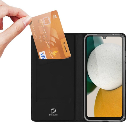 Dux Ducis Skin Pro Hülle für Samsung Galaxy A34 5G Flip Cover Card Wallet Stand schwarz