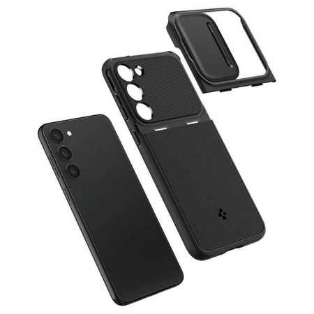 Spigen OPTIK ARMOR GALAXY S23 SCHWARZ