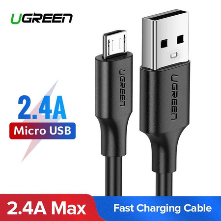 UGREEN micro USB Cable QC 3.0 2.4A 0.25m (Black)