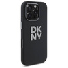 Oryginalne Etui IPHONE 16 PRO MAX DKNY Hardcase Liquid Silicone Metal Logo (DKHCP16XSMCBSK) czarne