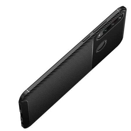 Etui HUAWEI Y6P Pancerne Shockproof Carbon Fiber czarne