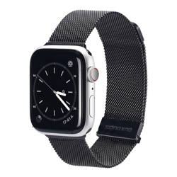 Armband für APPLE WATCH 38 / 40 / 41 MM Dux Ducis Strap Milanese schwarz