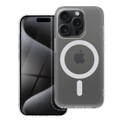 Futerał FROST MAG COVER kompatybilny z MagSafe do IPHONE 11 Pro Max transparentny