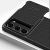 Nillkin Textured S Case für Samsung Galaxy S23, gepanzerte Hülle mit Kameraabdeckung, schwarz