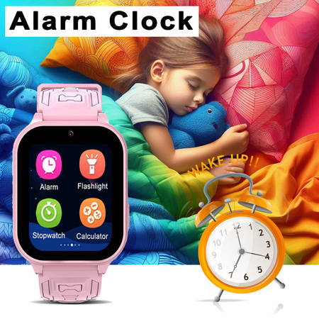 Blavec Smartwatch K02 Kids (SWK02-P) różowy