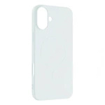 Liquid Silicone Case MagSafe for iPhone 16 Pro Max - white