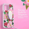 Rifle Paper Clear MagSafe - Etui iPhone 14 Plus zdobione złotem (Rose Garden)