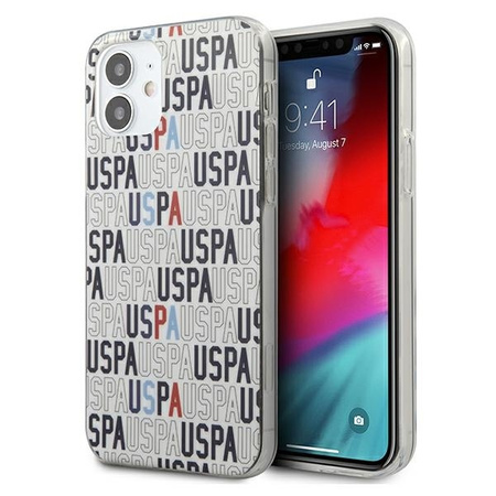 US Polo USHCP12SPCUSPA6 iPhone 12 mini biały/white Logo Mania Collection