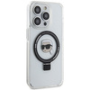 Karl Lagerfeld KLHMP15LHMRSKHH iPhone 15 Pro 6.1&quot; white/white hardcase Ring Stand Karl Head MagSafe