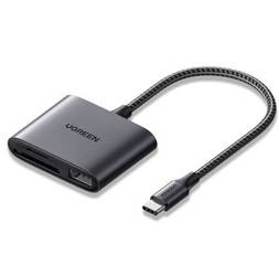 USB-C Card Reader + USB, UGREEN CM387 (black)