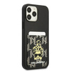 Schutzhülle IPHONE 13 PRO MAX Karl Lagerfeld Hardcase Karlimals Cardslot (KLHCP13XCANCNK) schwarz