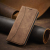 Magnet Fancy Case Case for iPhone 12 Pro Max Pouch Wallet Card Holder Brown