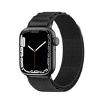 Armband mit Alpine-Stahlschnalle für Apple Watch 38/40/41 mm – Schwarz