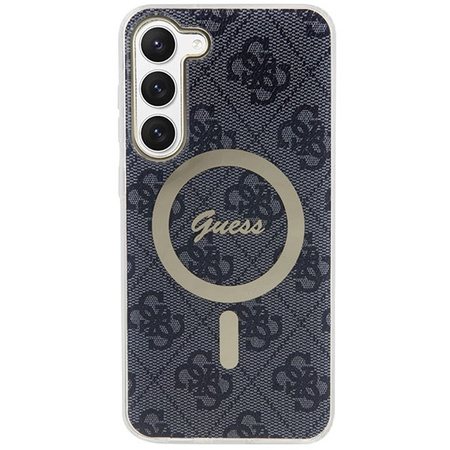 Guess GUHMS23MH4STK S23+ S916 black/black hardcase 4G MagSafe