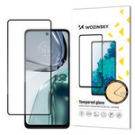 Wozinsky super wytrzymałe szkło hartowane Full Glue na cały ekran z ramką Case Friendly Motorola Moto G62 czarny