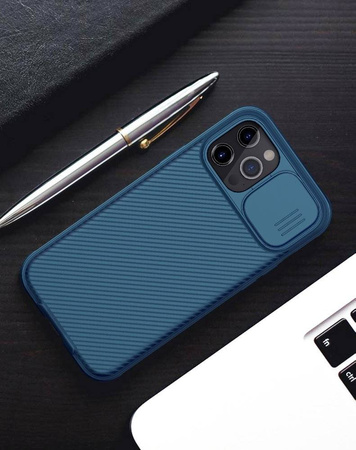 Nillkin CamShield Pro Case pancerne etui pokrowiec osłona na aparat kamerę iPhone 12 Pro / iPhone 12 czarny