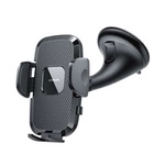 Joyroom JR-ZS259 mechanical car holder universal for phone on cockpit / window - black