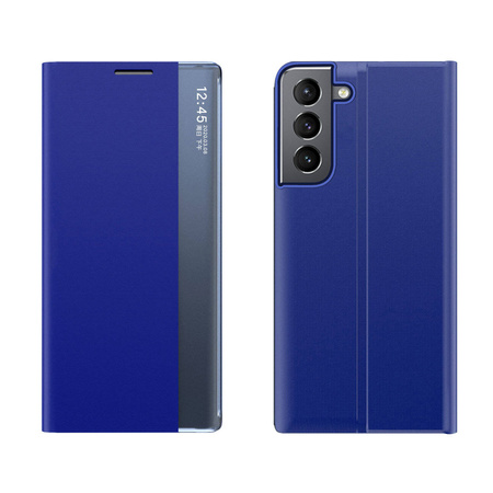 Neues Sleep Case für Samsung Galaxy A14 Hülle mit Klappständer blau