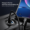 Baseus Tiny Star PPS mini inteligentna ładowarka samochodowa USB 30W Quick Charge 3.0 szary (VCHX-A0G)