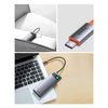 Baseus Metal Gleam Series stacja dokująca HUB 7 w 1 USB Typ C - 1 x HDMI / 1 x VGA / 3 x USB 3.2 Gen. 1 / 1 x Power Delivery / 1 x RJ-45 Ethernet szary (WKWG040013)