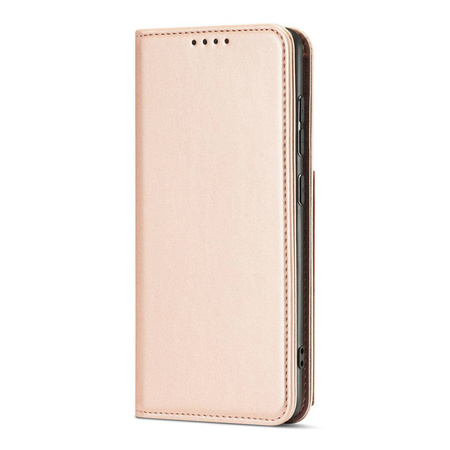 Magnet Card Case Case for Samsung Galaxy A12 5G Pouch Wallet Card Holder Pink