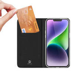 Dux Ducis Skin Pro Wallet Case für iPhone 15 Plus – Schwarz