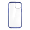 Speck Presidio Perfect-Clear with Impact Geometry - Etui iPhone 14 Plus z powłoką MICROBAN (Clear / Grounded Purple)