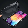 Etui IPHONE 16 Double Magnetic 360° Aluminium i Szkło Hartowane czarne