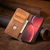 Magnet Fancy Case Case for iPhone 13 Pro Max Pouch Card Wallet Card Holder Brown