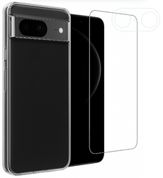 Etui do Google Pixel 8 5G + Szkło na ekran + Szkło na aparat