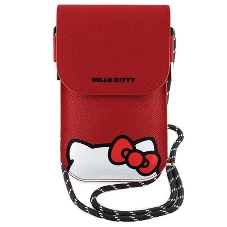 Hello Kitty Ledertasche „Hiding Kitty Cord“ – Rot