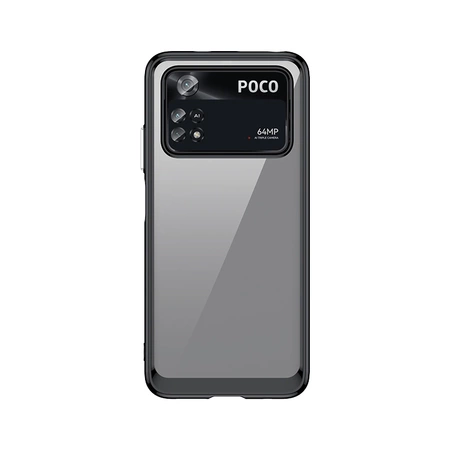 Outer Space Case für Xiaomi Poco M4 Pro Hülle mit flexiblem Rahmen schwarz