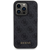 Zestaw Guess GUBPM5P13X4GEMGK iPhone 13 Pro Max 6.7" hardcase + Powerbank 5000mAh MagSafe czarny/black 4G Metal Logo