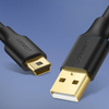 Ugreen 5-poliges vergoldetes USB-Kabel - Mini-USB 0,5 m schwarz (US132)