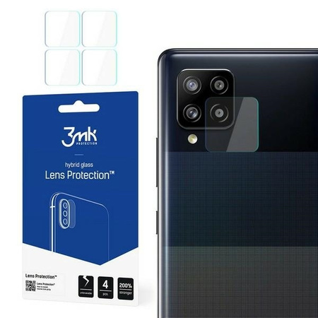 Szkło hybrydowe na Aparat SAMSUNG GALAXY A42 5G obiektyw 3MK Flexible Glass Lens