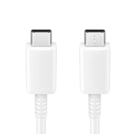 Samsung kabel przewód do szybkiego ładowania USB Typ C - USB typ C QuickCharge Power Delivery 100W 5A 1m biały (EP-DN975BWEGWW)