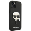 Karl Lagerfeld KLHCP14MSAPKHK iPhone 14 Plus 6,7" czarny/black hardcase Saffiano Karl`s Head Patch