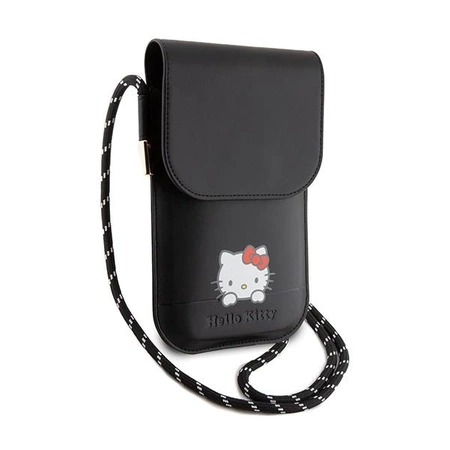 Hello Kitty Leather Daydreaming Cord bag - black