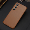 Dux Ducis Grit case for Samsung Galaxy S23+ elegant cover made of artificial leather MagSafe brown