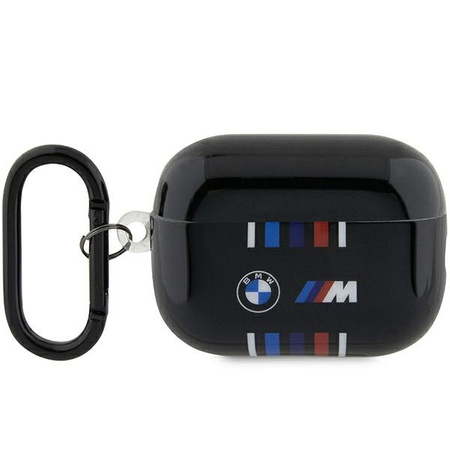 BMW BMAP222SWTK AirPods Pro 2 gen Abdeckung schwarz/schwarz mehrere farbige Linien