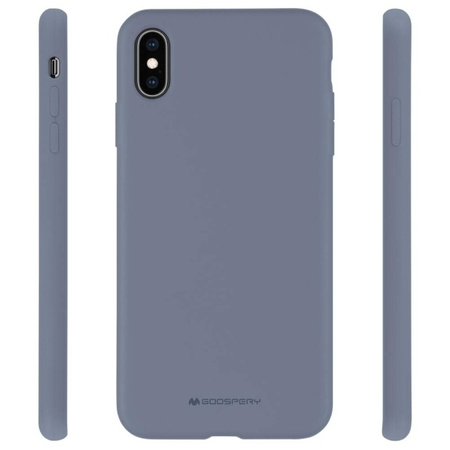 MERCURY SILICONE CASE IPHONE 14 PRO (6.1), LAVENDER GRAY / LAWENDOWY