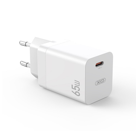 XO ŁAD SIEC CE10 PD 65W 1xUSB-C BIAŁA + KABEL USB-C/USB-C