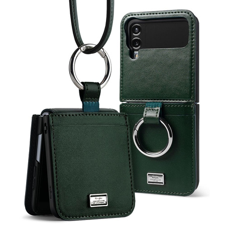 Schutzhülle SAMSUNG GALAXY Z FLIP 4 Ringke Signature Folio Dark Green