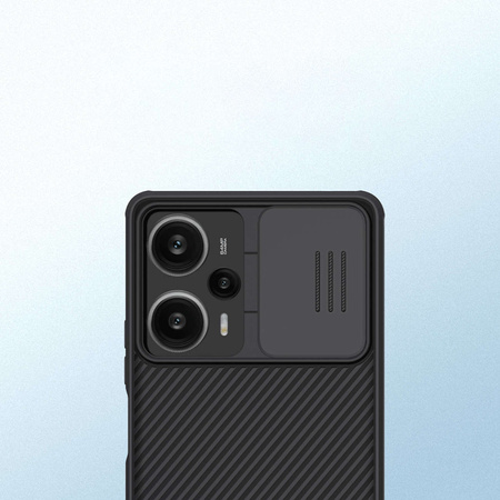 Xiaomi Redmi Note 12 Turbo / Xiaomi Poco F5 Armor Case mit Kameraabdeckung Nillkin CamShield Pro Case – Schwarz