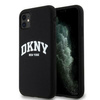 DKNY DKHMN61SNYACH iPhone 11 / Xr 6.1" czarny/black hardcase Liquid Silicone White Printed Logo MagSafe