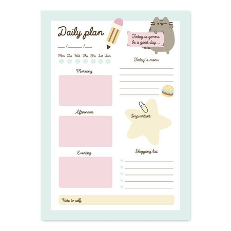 Pusheen - Planner dzienny z kolekcji Foodie