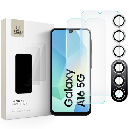 SZKŁO HARTOWANE TECH-PROTECT SUPREME SET GALAXY A16 4G / 5G CLEAR