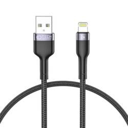 Cable 2.4A 0,25m USB - Lightning Tech-Protect Ultraboost black