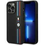 Original Handyhülle IPHONE 14 PRO BMW Tricolor M Collection (BMHCP14L22PPMK) schwarz